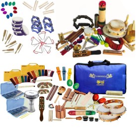 5421-ENSEMBLE DE PERCUSSIONS ET ACCESSOIRES SAC A DOS